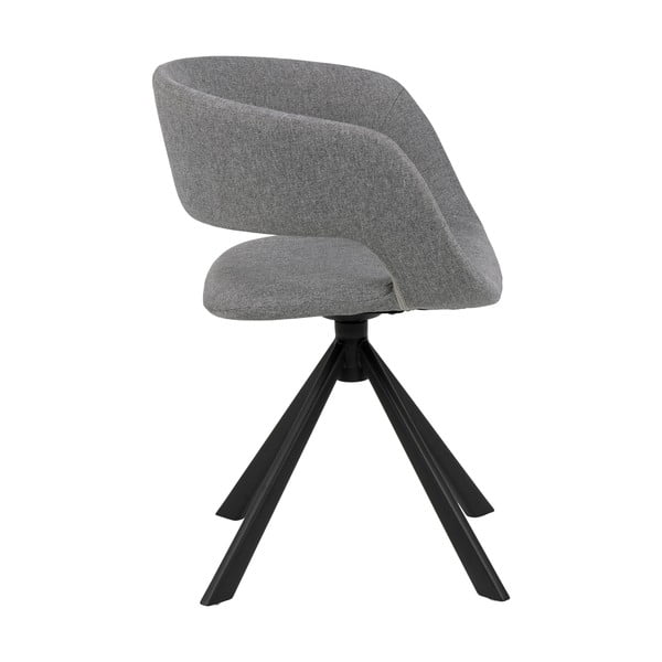 Scaun dining rotativ Actona Grace, gri-image-3
