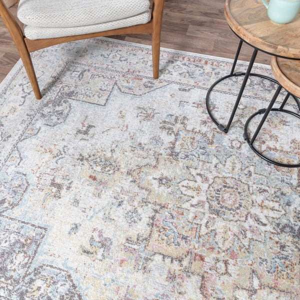 Covor crem 200x290 cm Flores – Asiatic Carpets-image-3