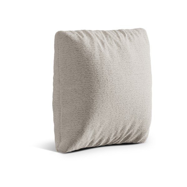 Pernă pentru canapea bej cu tapițerie din țesătură bouclé Kemi – Cosmopolitan Design-image-1