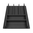 Organizator de tacâmuri negru 33 x 47 cm Wood Line – Elletipi