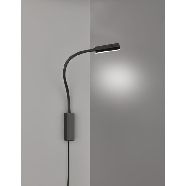 Spot negru LED cu intensitate reglabilă din metal Raik – Fischer & Honsel-image-2