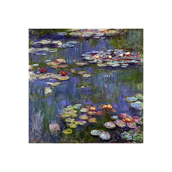 Tablou Claude Monet - Water Lilies 3, 30x30 cm