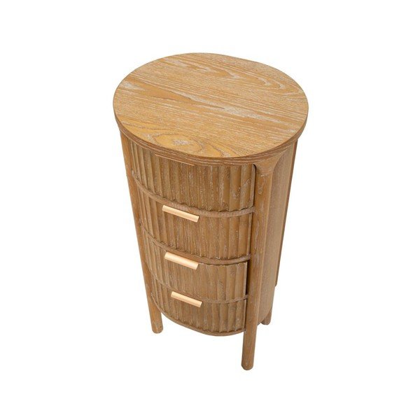 Dulap în culoare naturală din lemn de brad 38x82x33,5 cm Gothenburg – Mauro Ferretti-image-3
