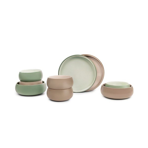 Serviciu de masă 3 buc. din gresie Terra Nomi – Bonami Selection-image-4