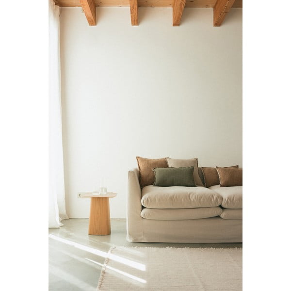 Covor crem țesut manual din bumbac 170x240 cm Handloom – Lorena Canals-image-1