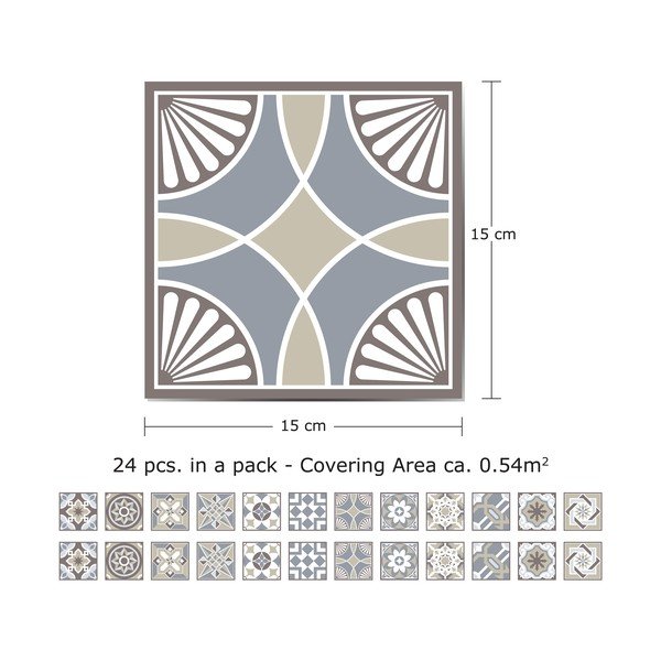 Set 24 autocolante Walplus Limestone-image-2