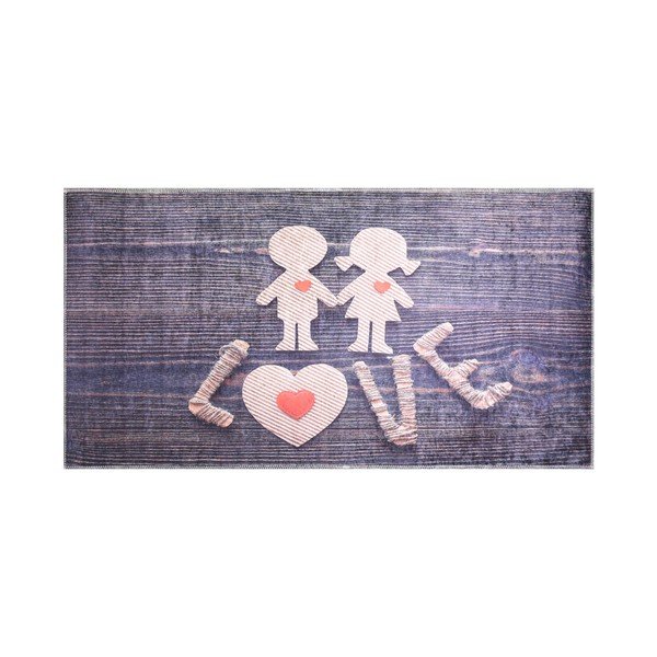 Covor rezistent Vitaus Love is Everywhere, 80 x 120 cm-image-1