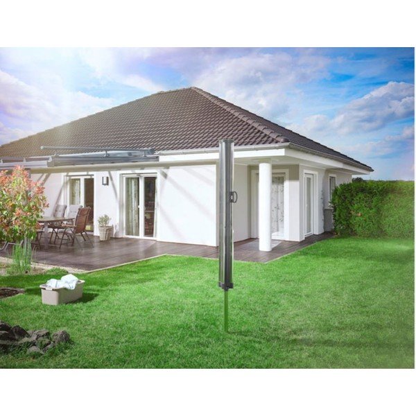 Uscător de rufe argintiu pentru grădină 50 m Linomatic 500 Plus – LEIFHEIT-image-4