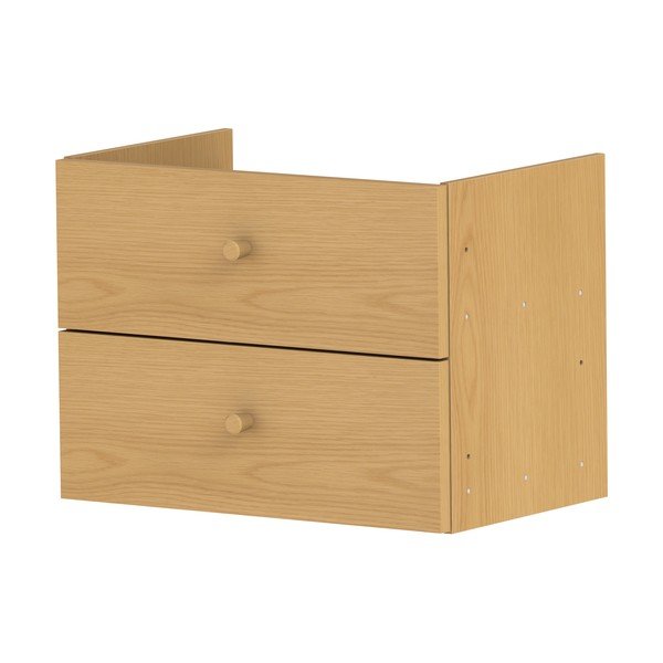 Componentă - sertare cu aspect de lemn de stejar 43x33 cm Z  – Tenzo-image-2