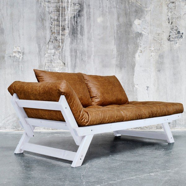 Canapea Karup Vintage Bepop Cool Gray/Cognac-image-4