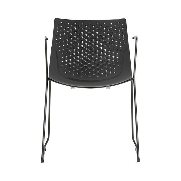 Set 4 scaune Marckeric Edda, negru-image-2