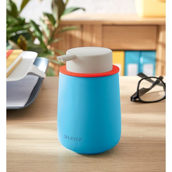 Dozator din ceramică pentru săpun Leitz Cosy, albastru-image-3