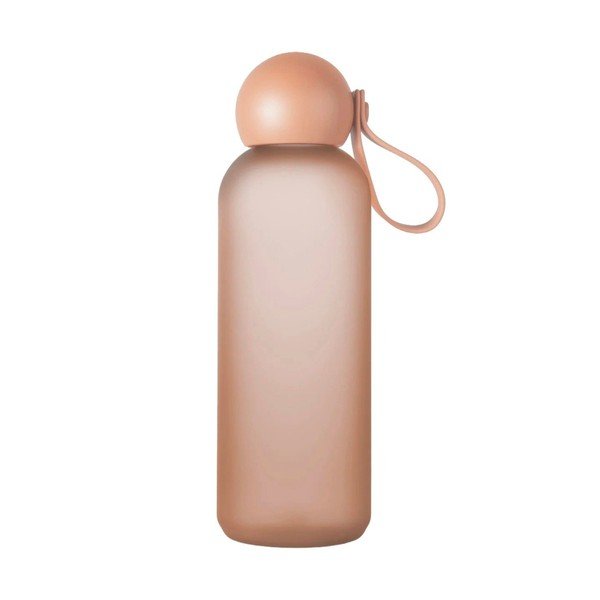 Sticlă roz-deschis de călătorie din plastic reciclat 650 ml Tom – Sagaform