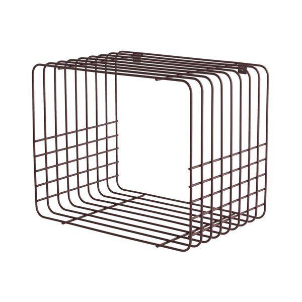 Raft burgundy etajat din metal 38 cm Wire – Mette Ditmer Denmark