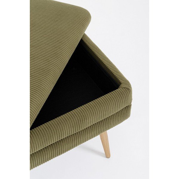 Bancă verde capitonată Olga – Bizzotto-image-1