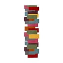 Traversă din lână colorată Flair Rugs Collage, 60 x 230 cm