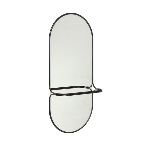 Oglindă de perete cu raft 21x102 cm Carry – Hübsch