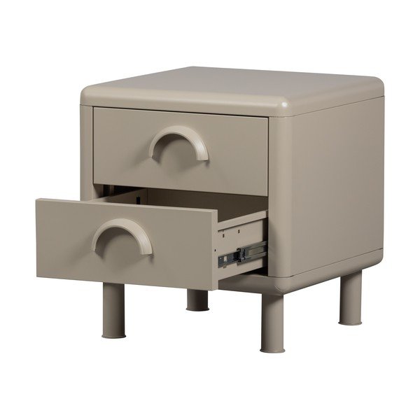 Noptieră bej din metal Rune – WOOOD-image-2