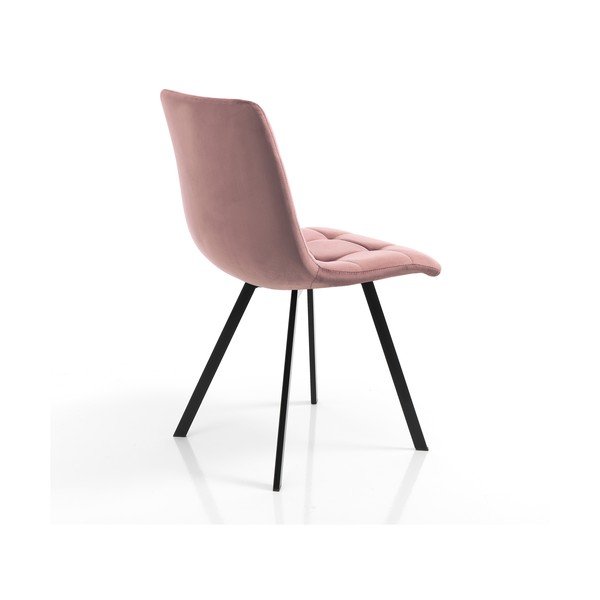 Scaune de dining roz 2 buc. din catifea Toffee – Tomasucci-image-3