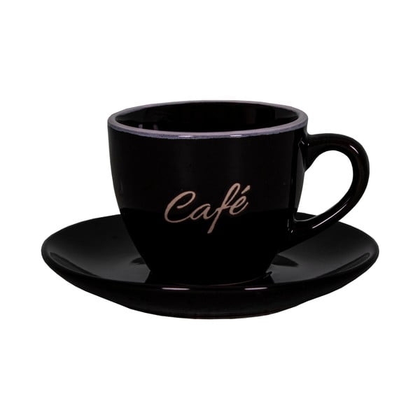 Ceașcă neagră pentru espresso din gresie Bistro Café – Antic Line