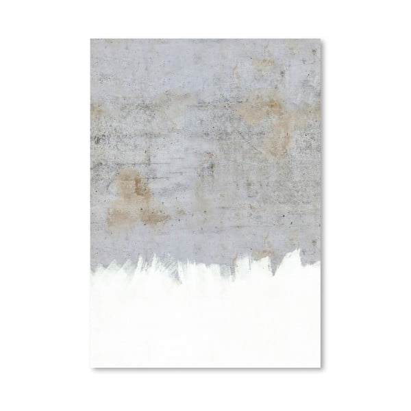 Poster Americanflat Painting On Raw Concrete, 30 x 42 cm