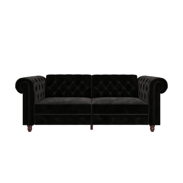 Canapea neagră 227 cm Felix - Støraa