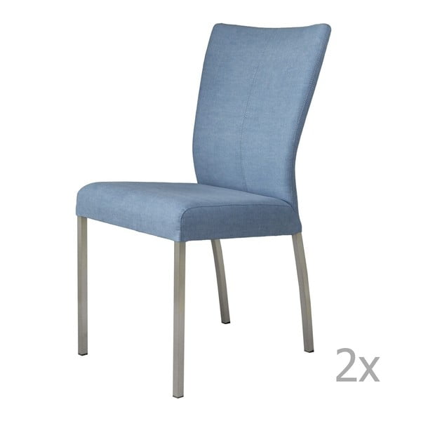 Set 2 scaune Classic, albastru