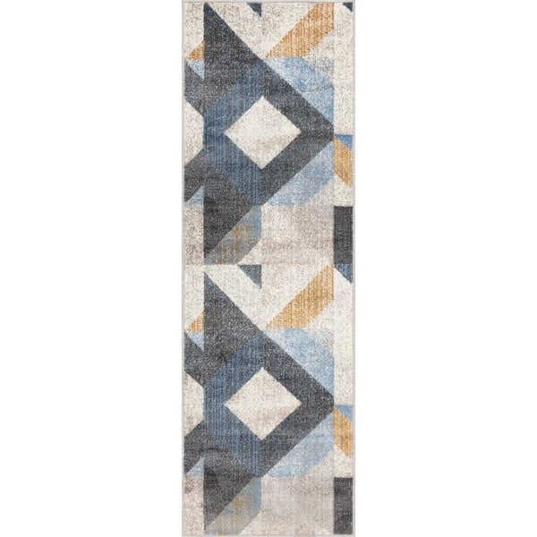 Covor tip traversă gri deschis 80x250 cm Soft Halleby – FD