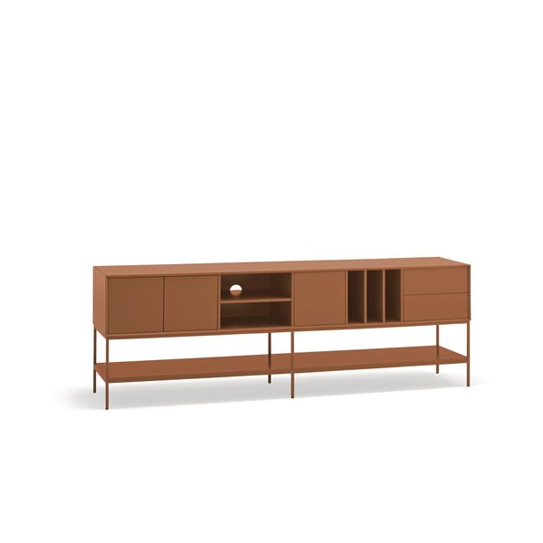 Comodă TV cărămizie 220x74x45 cm Platt – Teulat-image-3