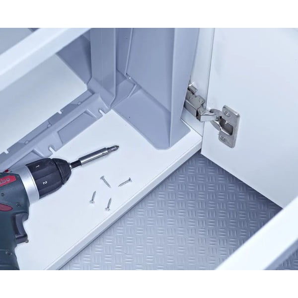 Coș de gunoi din plastic pentru deșeuri sortate/încorporat 18 + 12 + 12 + 8 l City - Elletipi-image-3