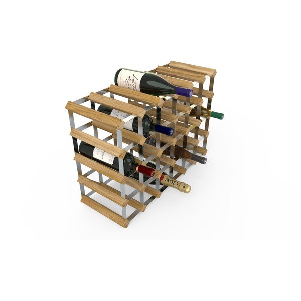 Raft pentru vin    din lemn   de stejar  pentru  30 sticle - RTA-image-1