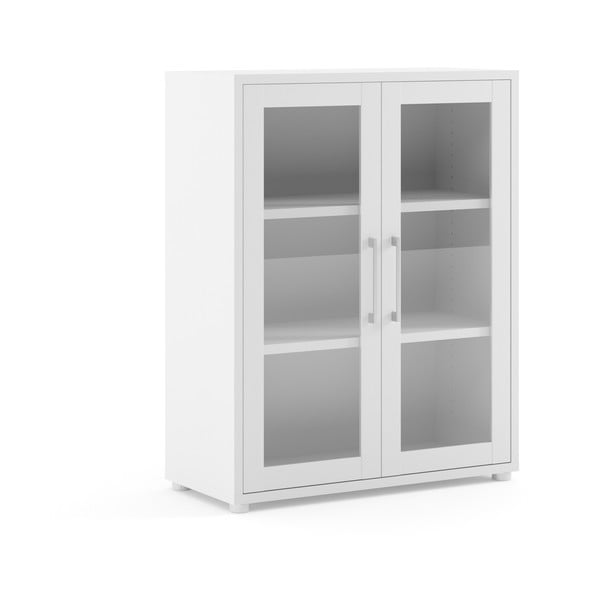 Bibliotecă modulară albă 89x113 cm Prima – Tvilum-image-3