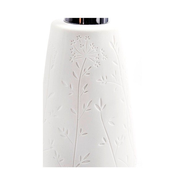 Dozator din ceramică pentru săpun Wenko Flora, alb-image-1