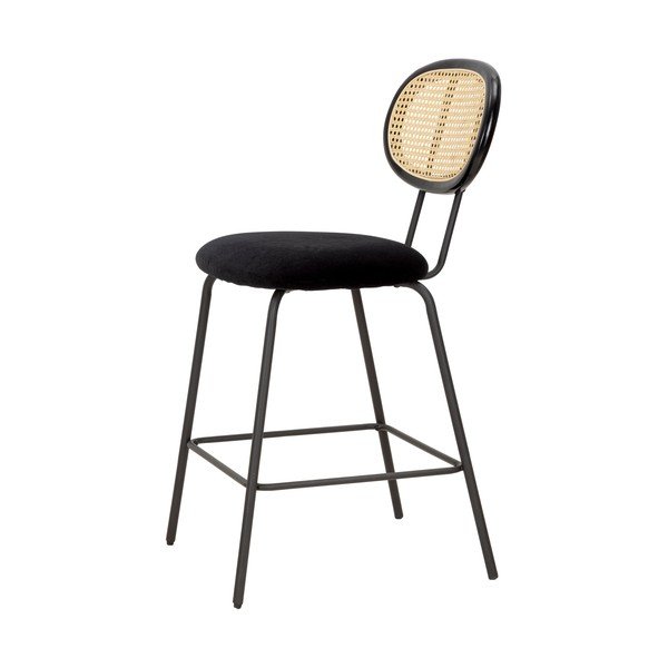Scaun de bar Mauro Ferretti Osaka, negru-image-2