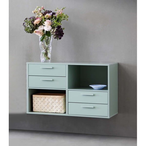 Comodă cu 4 sertare Keep by Hammel, verde-image-1