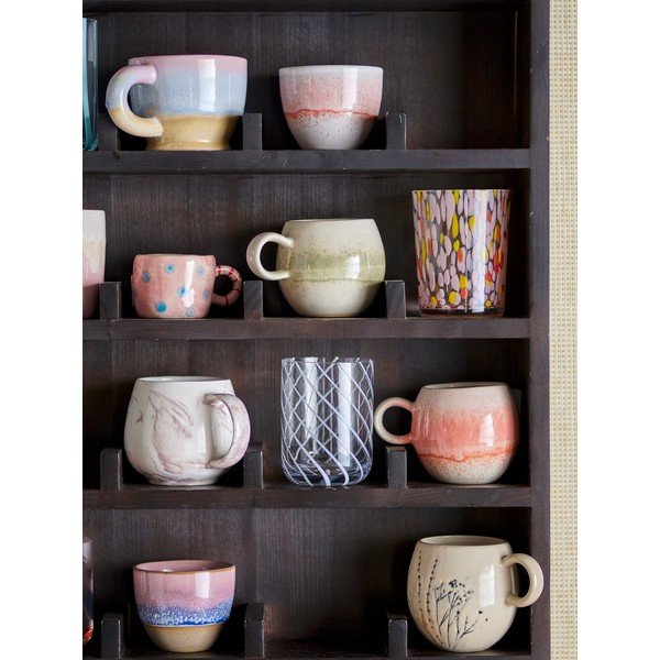 Ceașcă roz prăfuit din gresie ceramică 195 ml Paula – Bloomingville-image-2