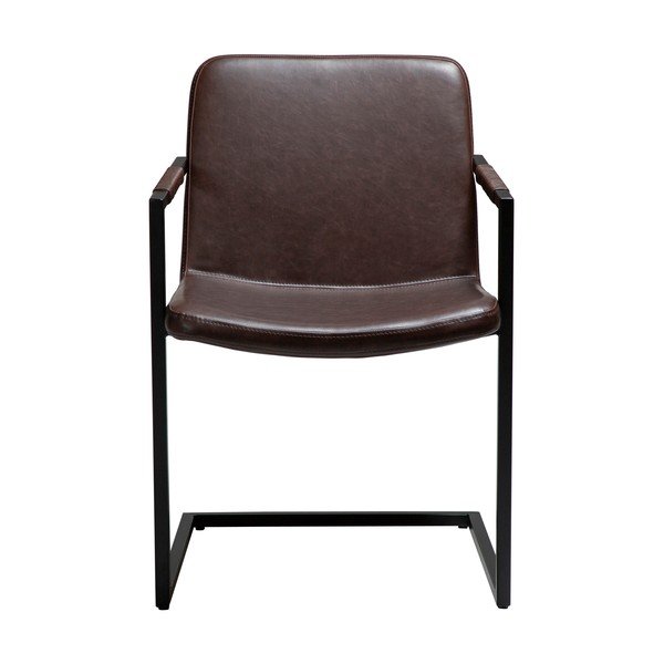 Scaun de dining maro cu cotiere Bounce – DAN-FORM Denmark-image-1