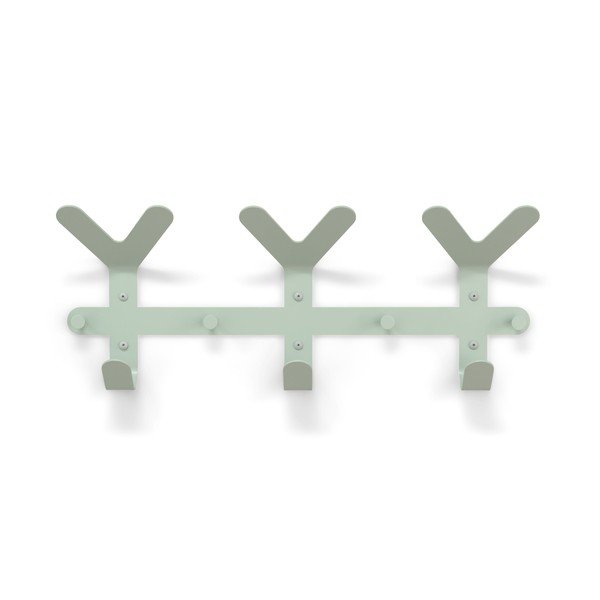 Cuier de perete verde prăfuit din oțel 66 cm Frondo – Spinder Design-image-2