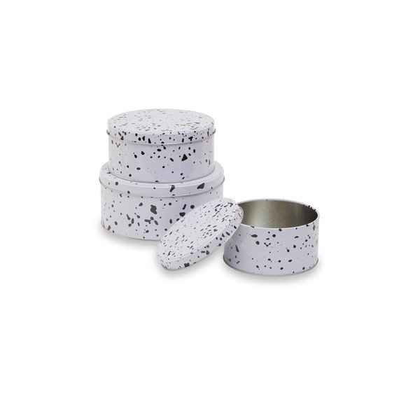 Recipiente 3 buc. din metal pentru prăjituri Speckled – Premier Housewares-image-3