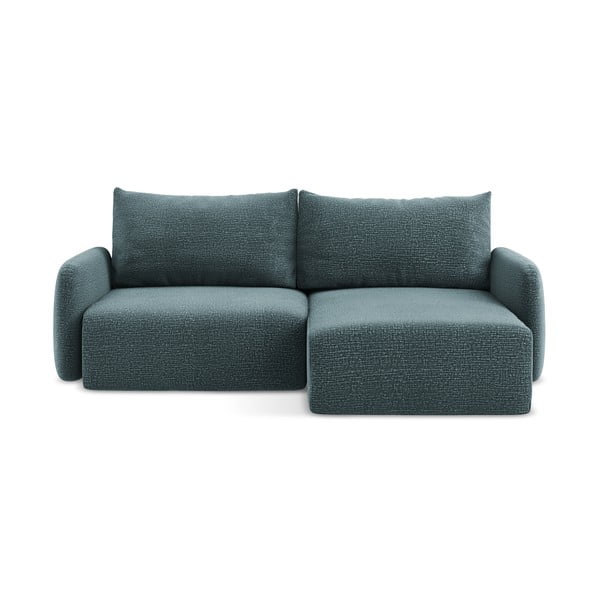 Colțar turcoaz extensibil/cu spațiu de depozitare (cu colț pe partea dreaptă) Kalena – Makamii