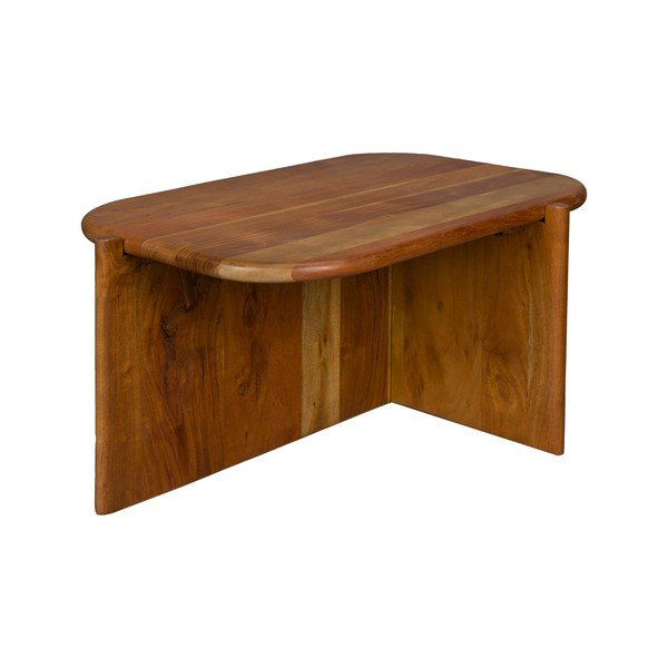 Măsuță de cafea în culoare naturală din lemn de acacia 50x75 cm Feller – Dutchbone-image-2