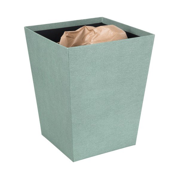 Coș de gunoi albastru-verde Sofia Canvas Paper Laminate – Bigso-image-4