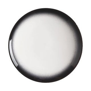 Farfurie din ceramică pentru desert Maxwell & Williams Caviar, ø 20 cm, alb - negru