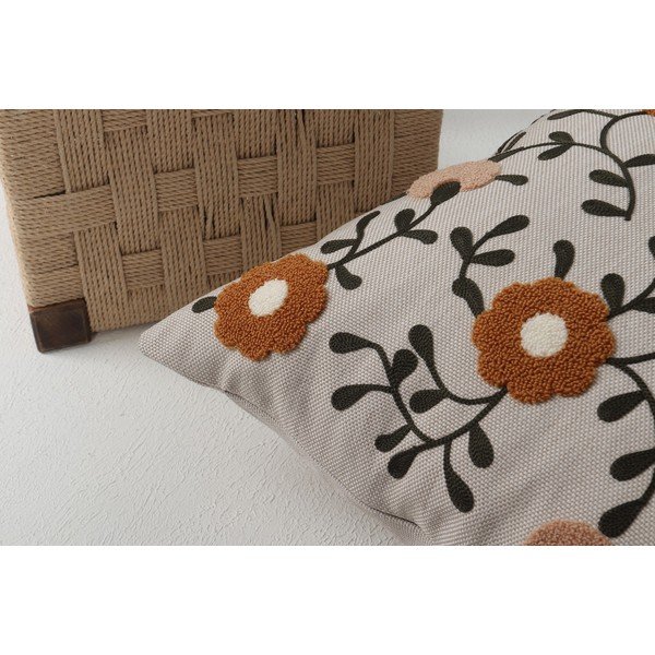 Pernă decorativă din in 43x43 cm Fulya – Mioli Decor-image-3