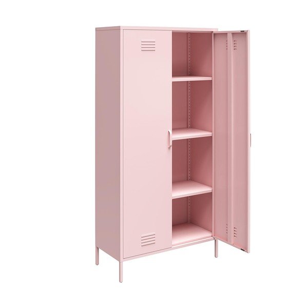 Dulap metalic roz 90x185 cm Cache - Novogratz-image-4
