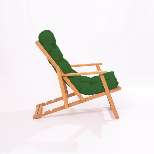 Set mobilier de grădină verde/natural  din lemn   de fag pentru 2 persoane – Floriane Garden-image-2