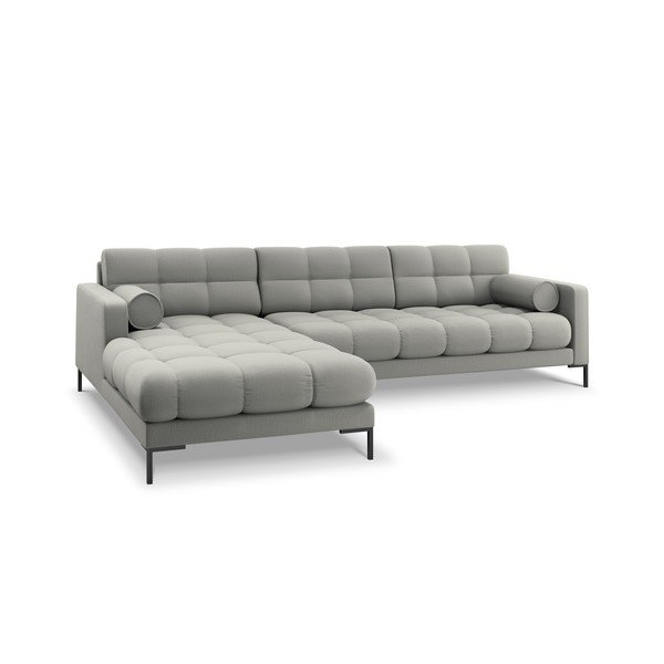 Colțar cu extensie pe partea stângă Cosmopolitan Design Bali, gri deschis-image-3