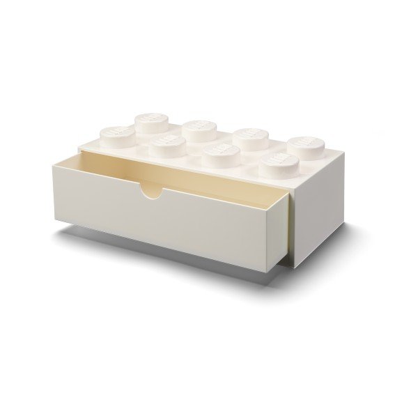 Cutie cu sertar LEGO® Double, alb-image-1