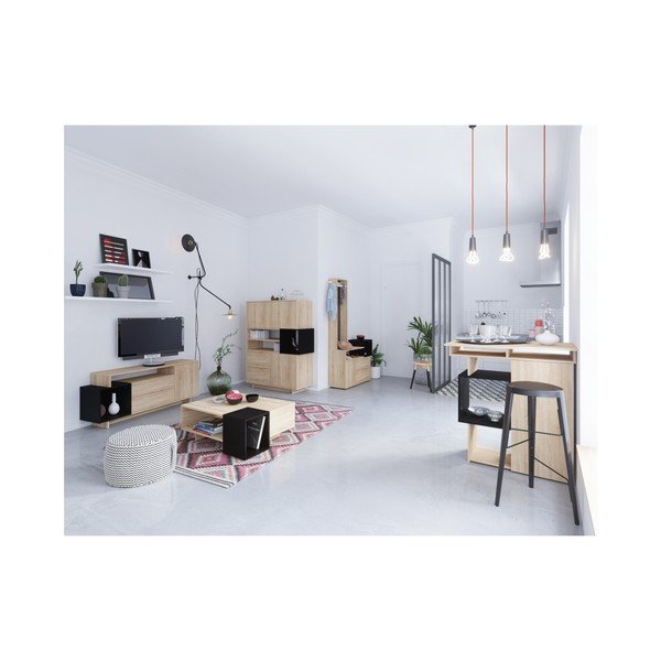 Masă bar Symbiosis Bar, maro închis-image-3