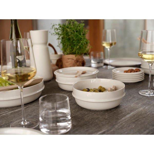 Bol mic crem pentru supă din porțelan 600 ml Eau – Zone-image-1